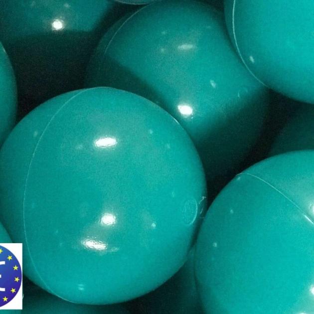 aco de 400 bolas turquesas de 8,5 cm ultra resistentes para parques infantiles y piscinas de bolas profesionales