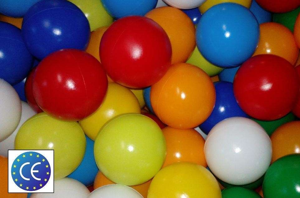 bolas de 8,5 cm ultra resistentes de colores para parques infantiles profesionales