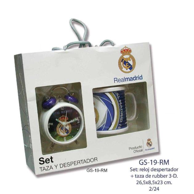 Set Regalo Reloj + Taza Real Madrid